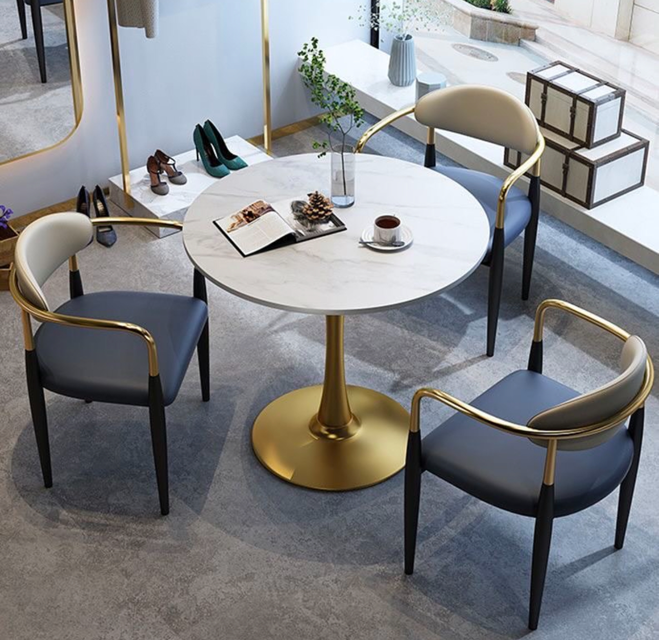 3 seater dining set available